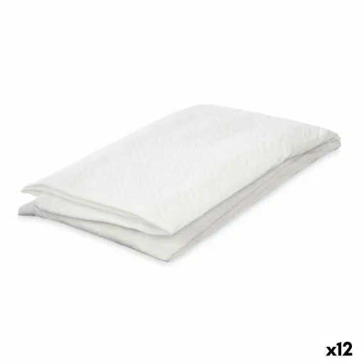 Capa Protetora para a Máquina de Lavar Branco 63 x 58 x 85 cm Acolchoado (12 Unidades)