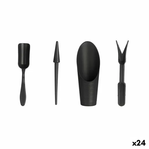 Set de Ferramentas Jardim Antracite Polipropileno 24 Unidades