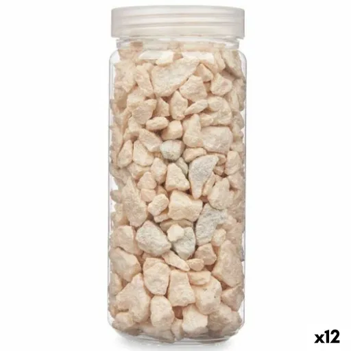 Pedras Decorativas Creme 10 - 20 mm 700 g (12 Unidades)