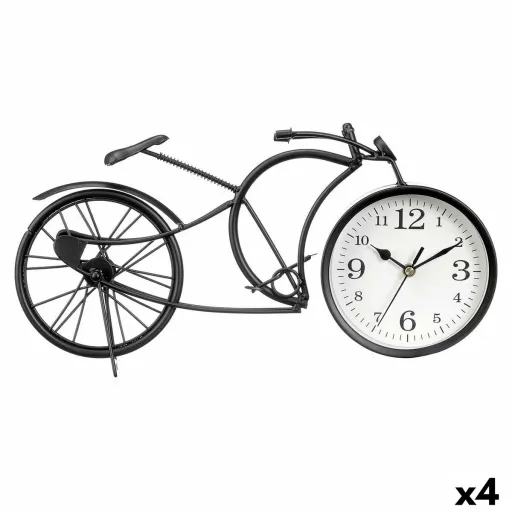 Tafelklok Bicicleta Preto Metal 40 x 19,5 x 7 cm (4 Unidades)