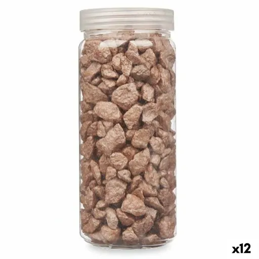 Pedras Decorativas Castanho 10 - 20 mm 700 g (12 Unidades)