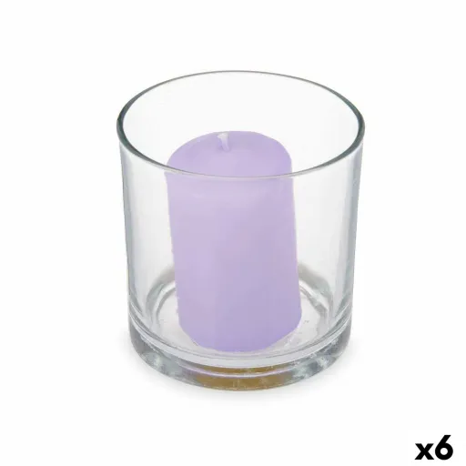 Vela Perfumada 10 x 10 x 10 cm (6 Unidades) Copo Lavanda