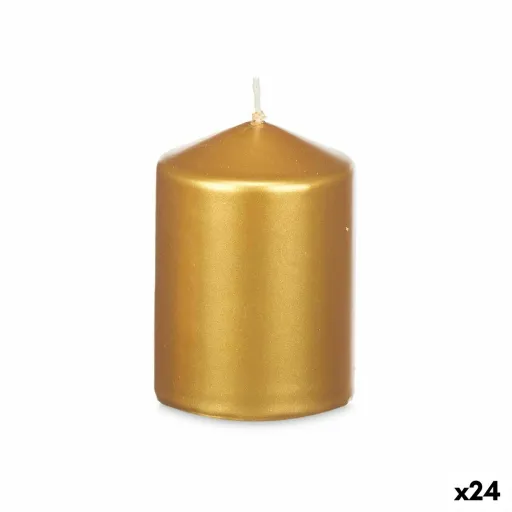 Vela Dourado 7 x 10 x 7 cm (24 Unidades)