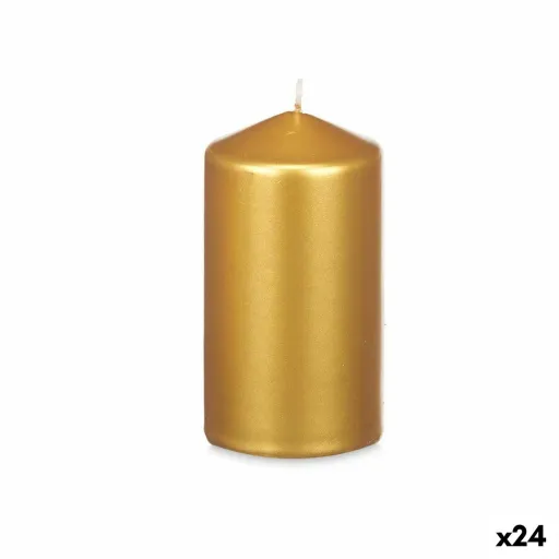 Vela Dourado 7 x 13 x 7 cm (24 Unidades)