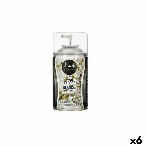 Recargas de Ambientador Flores Brancos 250 ml Spray (6 Unidades)