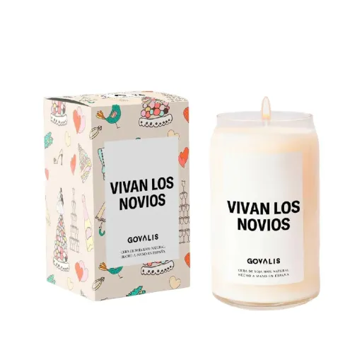 Vela Perfumada GOVALIS Vivan Los Novios (500 g)