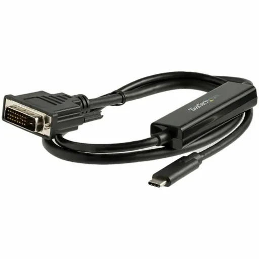 Cabo USB C para DVI-D Startech CDP2DVIMM1MB Preto 1 m