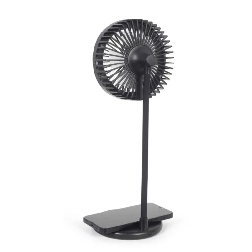 Ventilador de Mesa GEMBIRD WPC10-LEDFAN-01 Preto