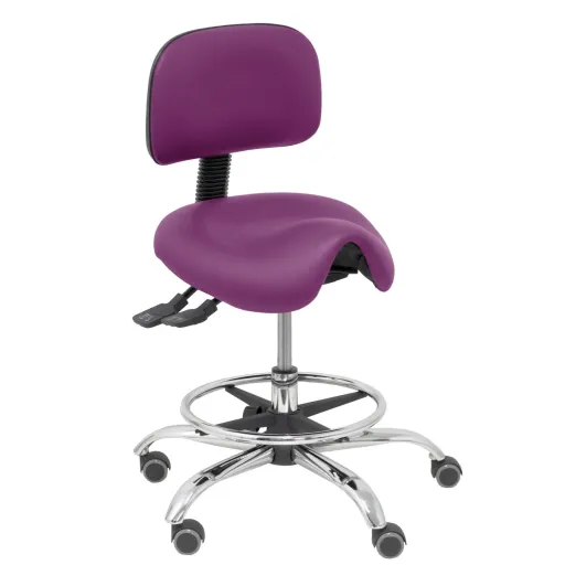 Banqueta Zarza P&C 760CRRP Roxo 91 cm