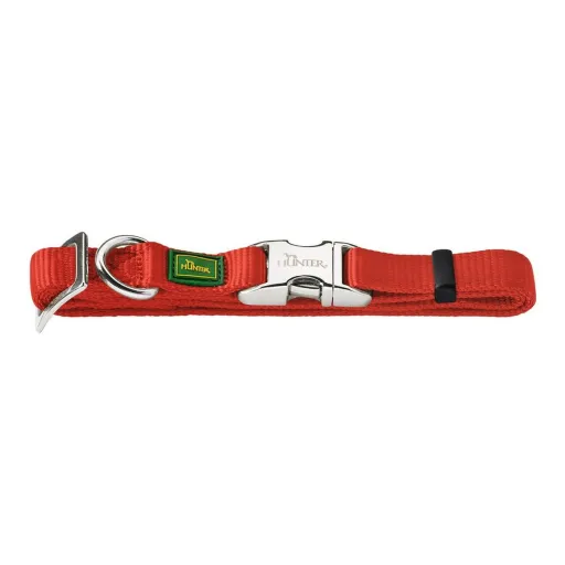 Coleira para Cães Hunter Basic Alu-Strong Vermelho Tamanho L (45-65 cm)