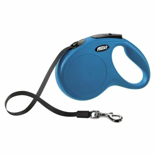 Trela para Cães Flexi New Classic 5m Azul Tamanho M