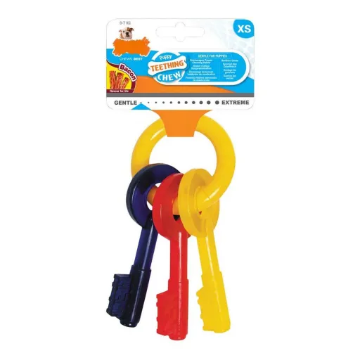 Mordedor para Cão Nylabone Chaves Bacon Nylon Termoplástico Tamanho XS Cachorros