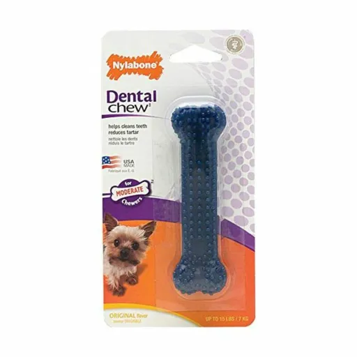 Brinquedo para Cães Nylabone Pequeno Azul Natural Frango Termoplástico Tamanho XS