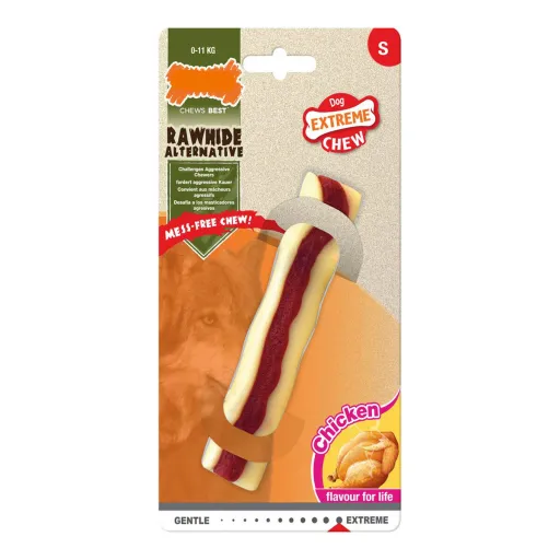 Mordedor para Cão Nylabone Extreme Chew Roll	Rawhide Tamanho S Frango Nylon