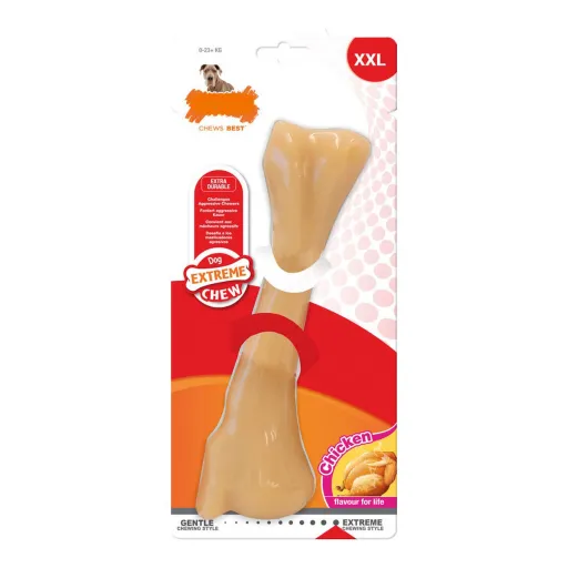 Mordedor para Cão Nylabone Dura Chew Monster Frango Nylon Tamanho XXL