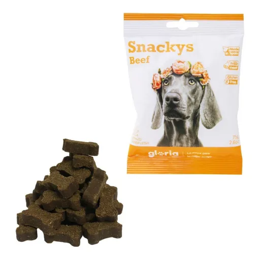 Snack para Cães Gloria Display Snackys 30 x 75 g Boi