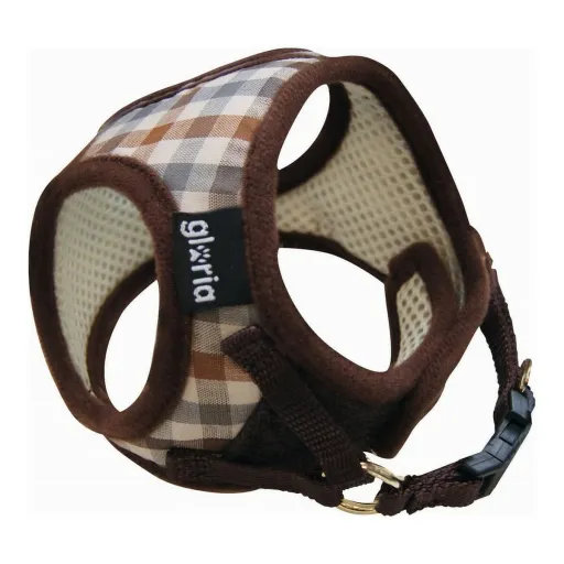 Arnês para Cães Gloria Checked 17-22 cm Tamanho XS