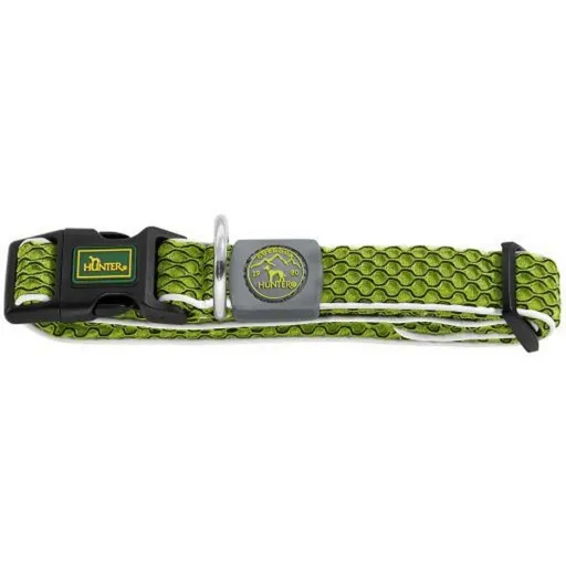 Coleira para Cães Hunter Vario Plus Fios Tamanho L Lima (40-60 cm)