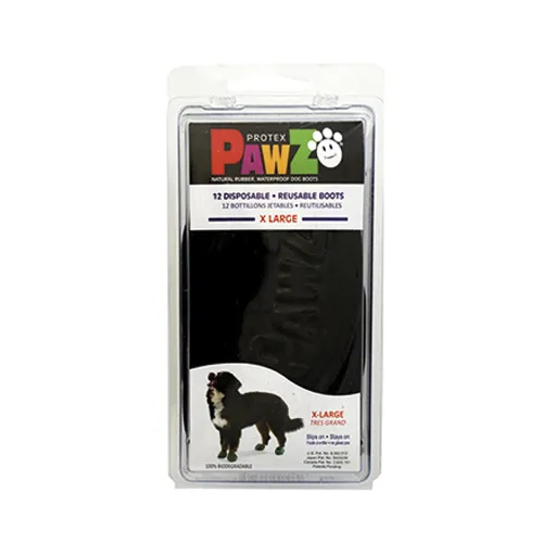 Botas Pawz Cão 12 Unidades Preto Tamanho XL