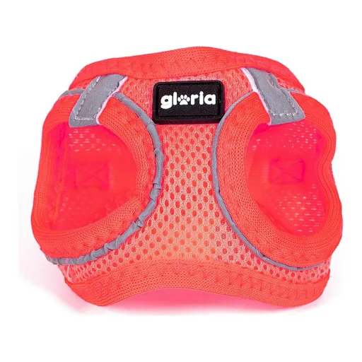 Arnês para Cães Gloria Air Mesh Trek Star Ajustável Cor de Rosa Tamanho XXXS (18-20 cm)