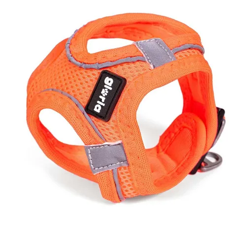 Arnês para Cães Gloria Air Mesh Trek Star Ajustável Laranja L (33,4-35 cm)