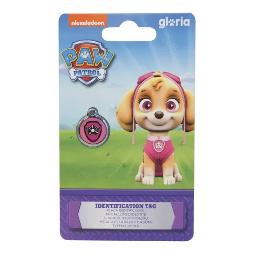 Placa Identificativa para Colar The Paw Patrol Skye Tamanho S