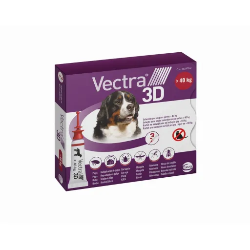 Pipeta para Cães Ceva 3D XL 40 kg 3 Unidades