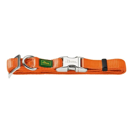 Coleira para Cães Hunter Alu-Strong Laranja Tamanho M (40-55 cm)