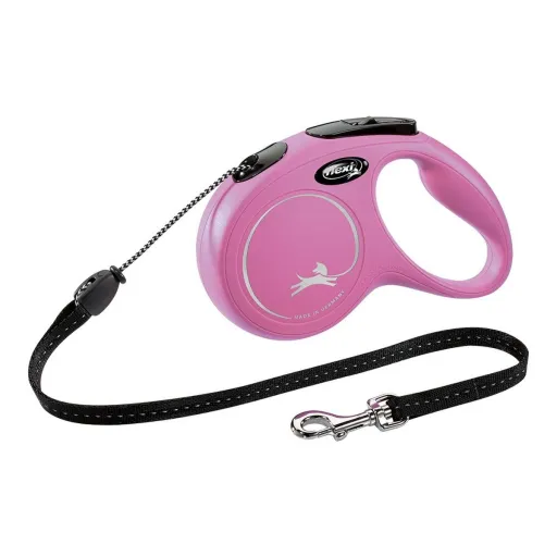 Trela para Cães Flexi NEW CLASSIC Cor de Rosa S