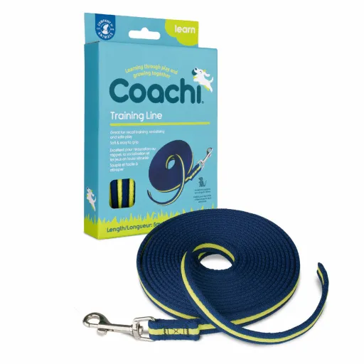 Trela para Cães Coachi Azul Treino