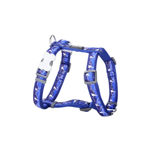 Arnês para Cães Red Dingo STYLE LIGHTNING 36-54 cm Azul Marinho 30-48 cm