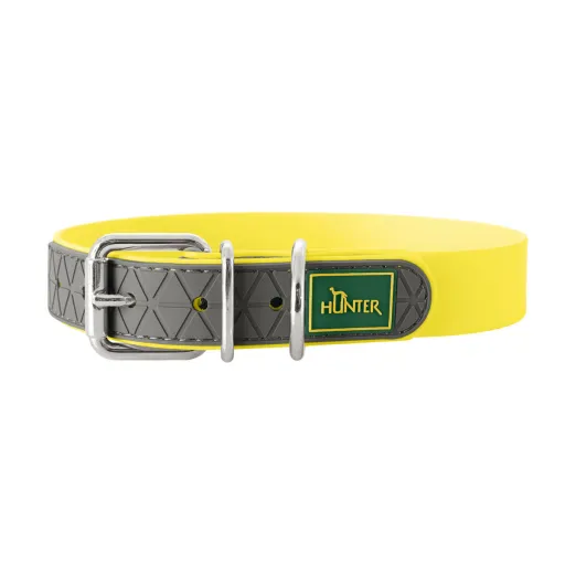 Coleira para Cães Hunter Convenience 53-61 cm L/XL Amarelo