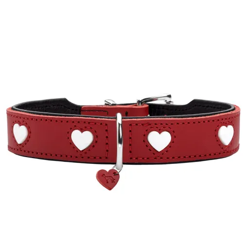 Coleira para Cães Hunter Love S/M 35-43 cm Vermelho