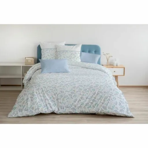 Conjunto de Capa de Edredom HOME LINGE PASSION 220 x 240 cm Azul 3 Peças