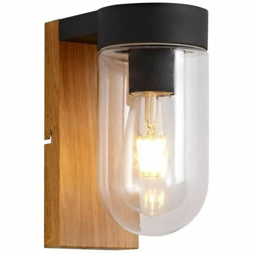 Luz de Parede Brilliant Preto Metal E27