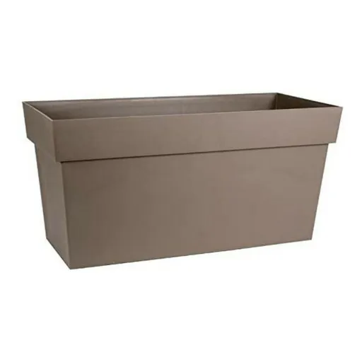 Plantador EDA Muret Retangular 79 x 35 x 39 cm Taupe