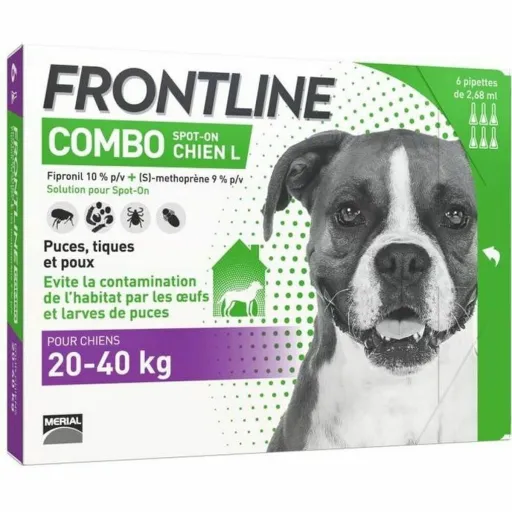 Pipeta para Cães Frontline Combo 20-40 Kg 6 Unidades