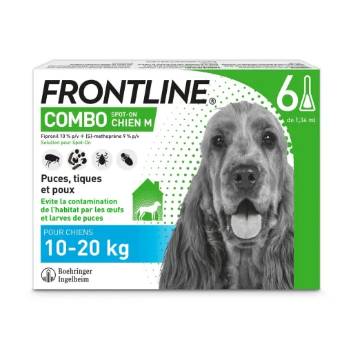 Antiparasitas Frontline Cão 10-20 Kg 1,34 ml 6 Unidades