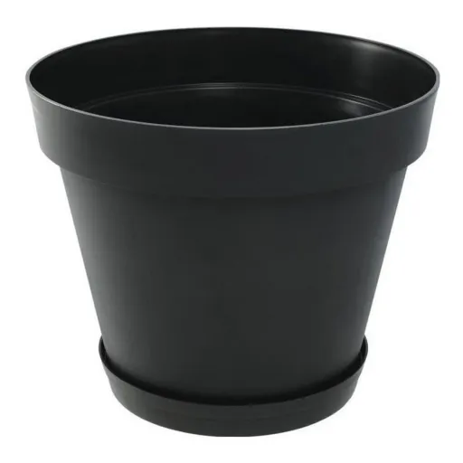 Vaso EDA Tuscan Cinzento Cinzento Escuro Redonda Redondo Ø 60 x 47 cm