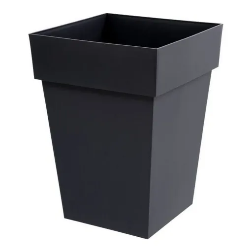 Vaso EDA Tuscan Cinzento Cinzento Escuro Polipropileno 39 x 39 x 53 cm