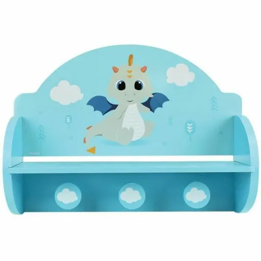 Bengaleiro de Parede Fun House Azul Madeira MDF (33 x 46 x 15 cm)