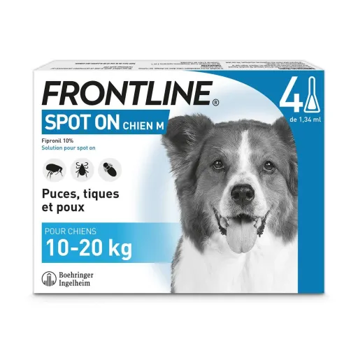 Antiparasitas Frontline Cão 10-20 Kg 1,34 ml 4 Unidades