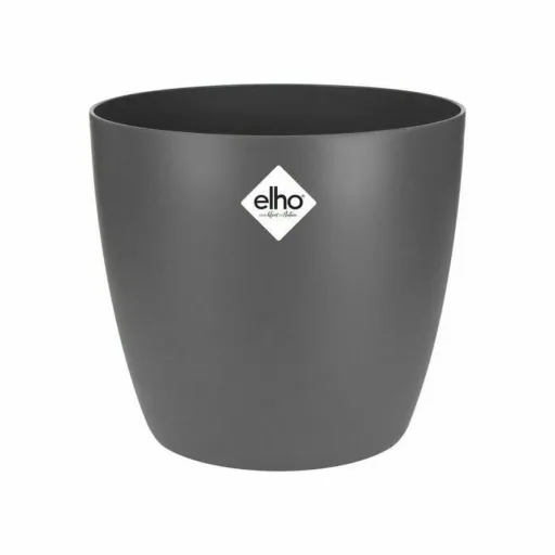 Vaso Elho 5642322542500 Antracite Polipropileno Plástico Redondo