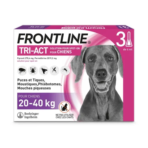 Pipeta para Cães Frontline Tri-Act 20-40 Kg