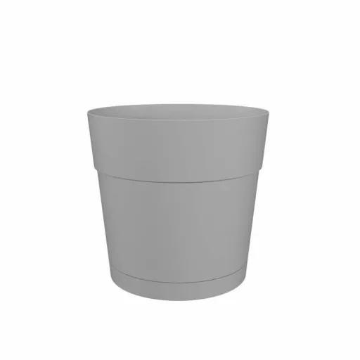 Vaso Artevasi Cinzento Claro Plástico Redonda Ø 30 cm