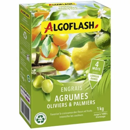 Fertilizante para Plantas Algoflash Naturasol Azeitona Palmeira Citrinos 1 kg