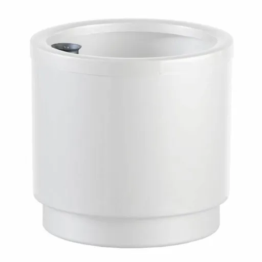 Vaso Plastiken Branco Plástico Quadrado Ø 38 cm