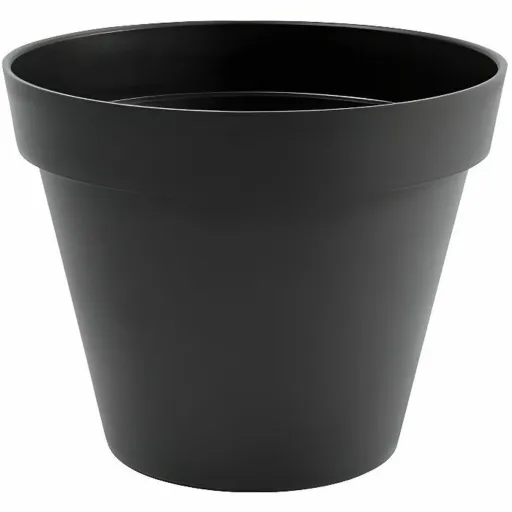 Vaso EDA Cinzento Polipropileno Plástico Redondo Redonda Ø 48 x 40 cm