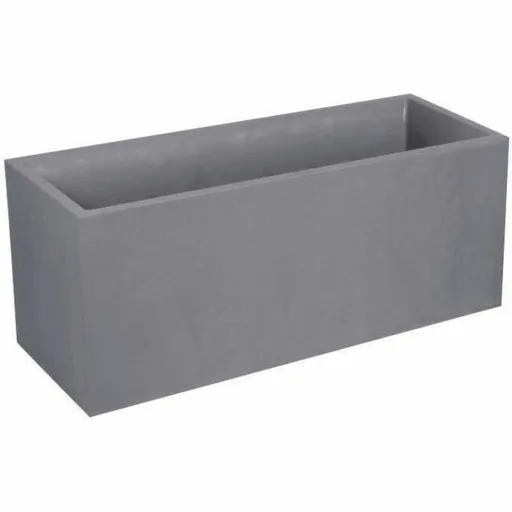 Vaso EDA Cinzento Plástico Retangular 99,5 x 39 x 43 cm