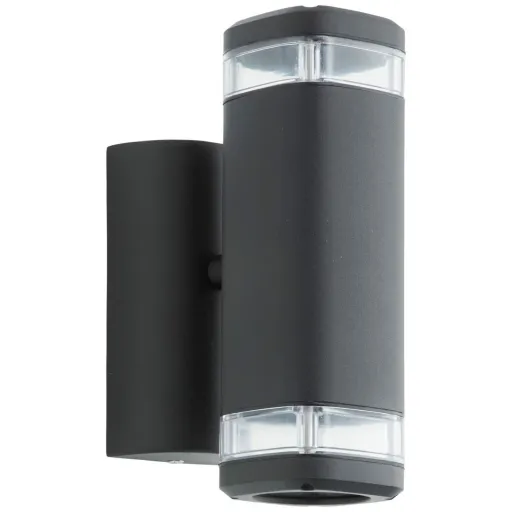 Luz de Parede Brilliant Jandy Up & Down Exterior 18 W Preto GU10